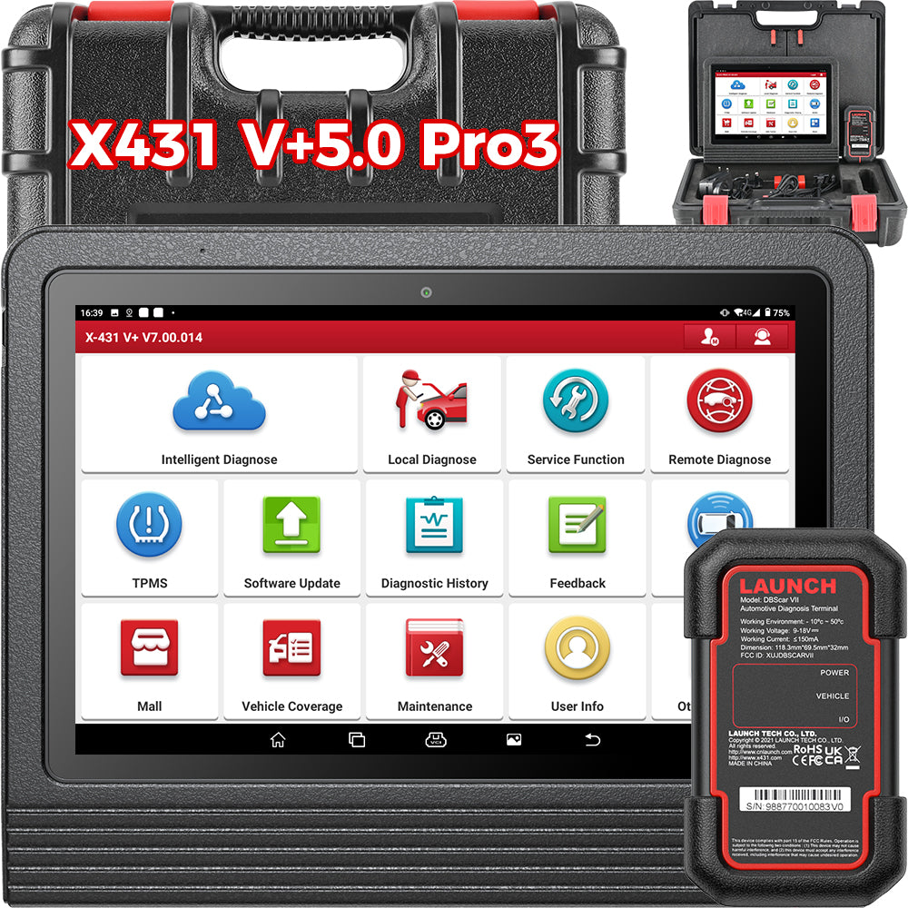 Launch X431 V+ 5.0 PRO3 Bidirectional OBD2 Diagnostic Scanner Main image
