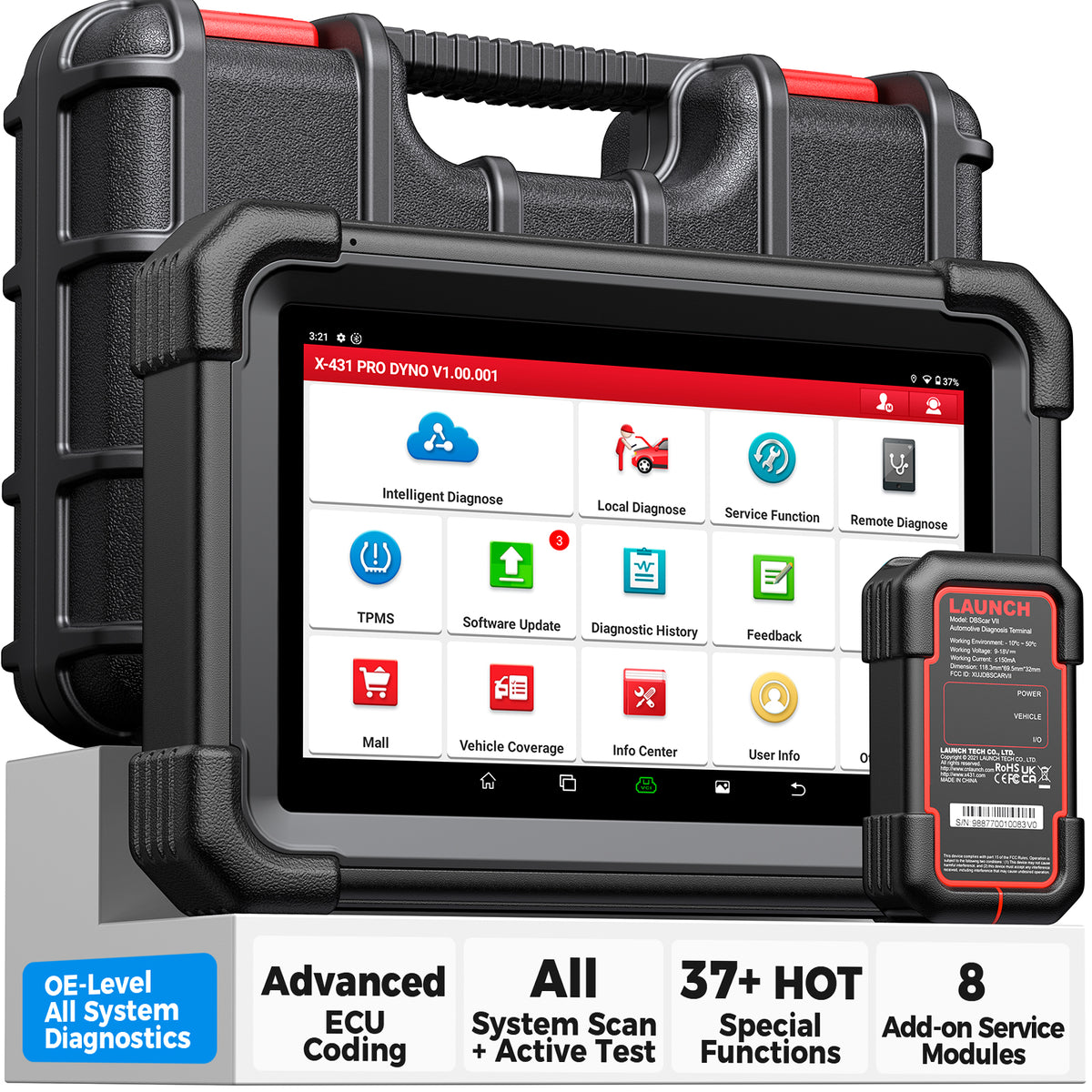 Launch X431 PRO DYNO Bidirectional Diagnostic Scanner Main image