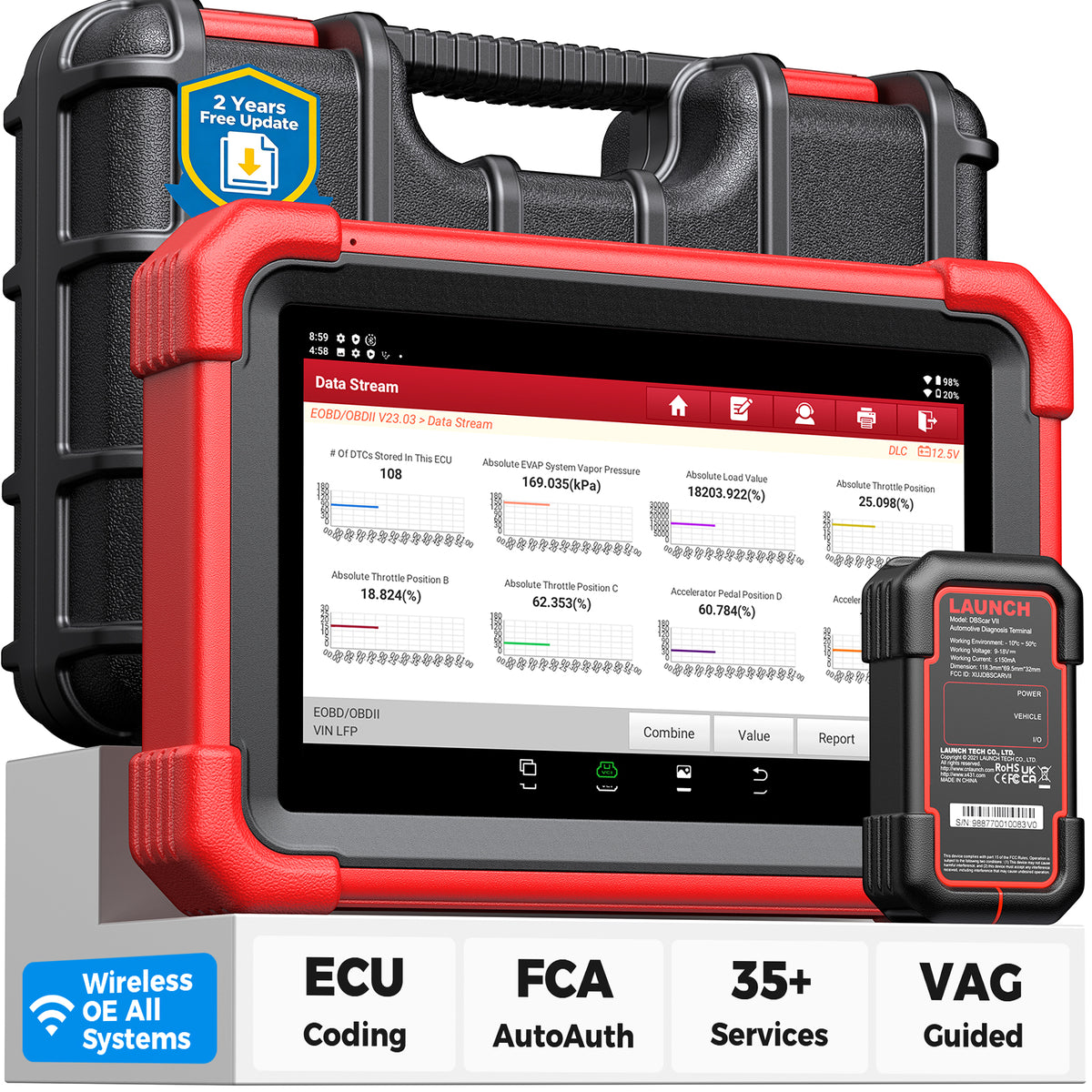Launch X431 CRP919X BT Bidirectional Car Diagnosis Tool