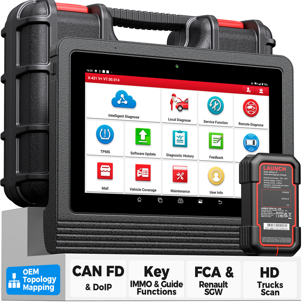 Launch X431 V+ 5.0 PRO3 Bidirectional OBD2 Diagnostic Scanner
