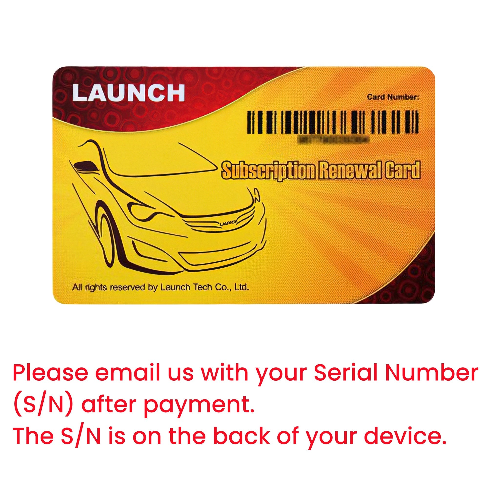 Launch Upgrade Card (For X431 Pro5)