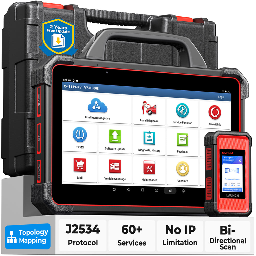 Launch X431 Pad VII  Pad7 Elite Diagnostic Tool 2 Years Free Update
