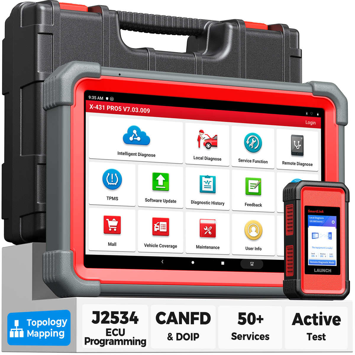 Launch X431 Pro5 ECU Programmer Diagnostic Scanner Main image