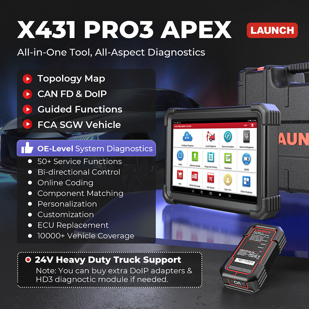 Launch X431 PRO3 APEX Bidirectional Scan Tool Secondary image