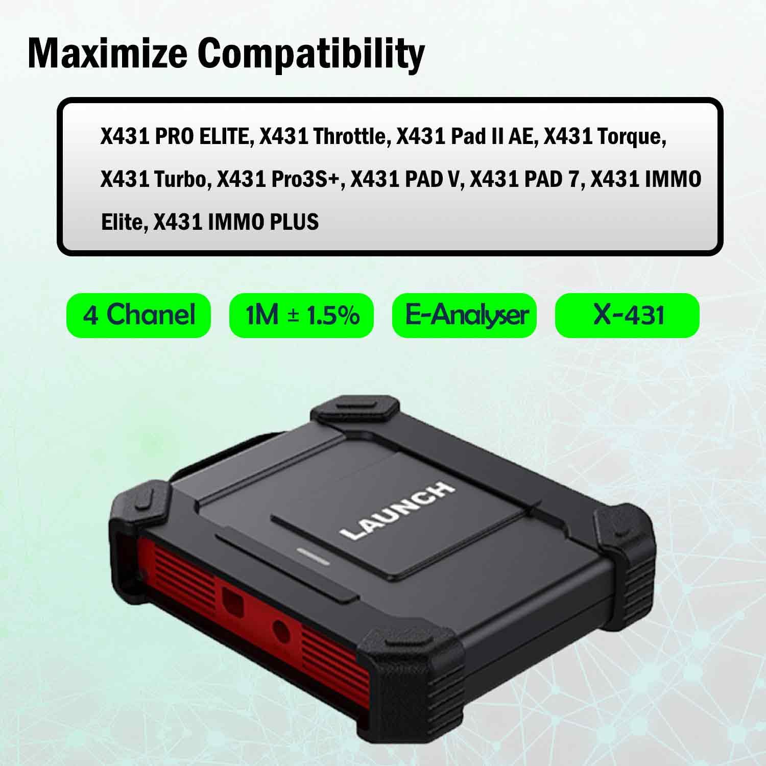 LAUNCH X431 Oscilloscope O2-2 Scopebox Analizador 4 Channel Digital Scopebox Secondary image