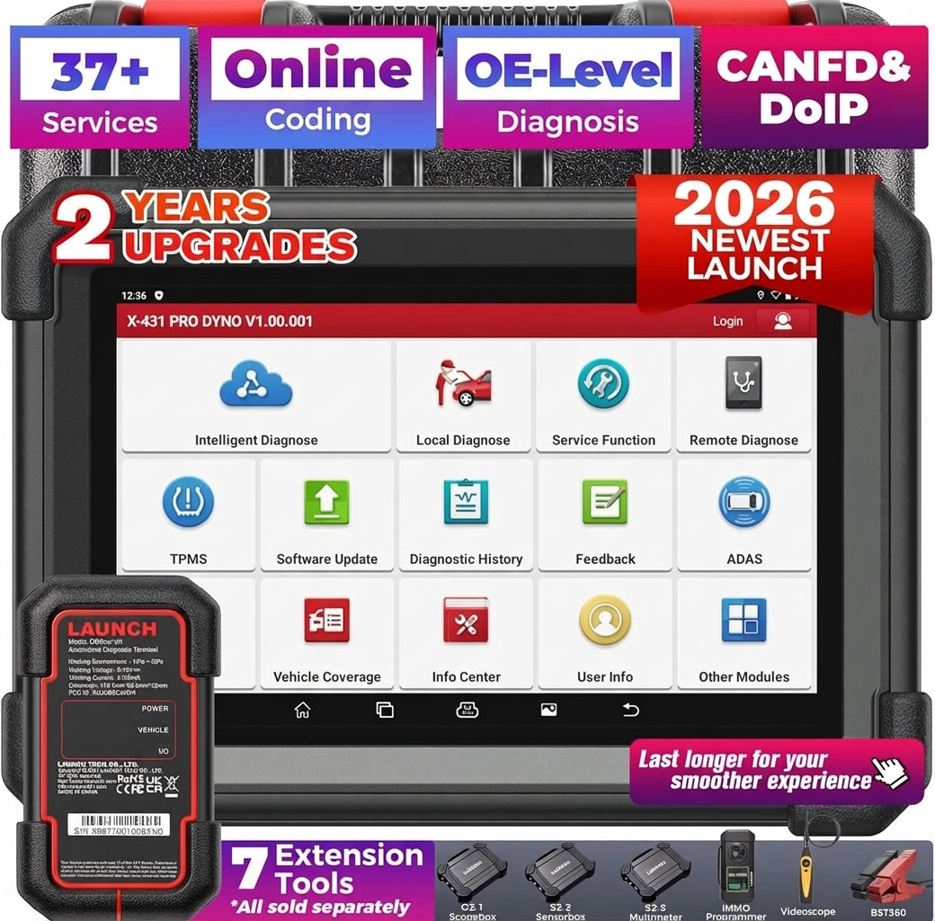 Launch X431 PRO DYNO Bidirectional Diagnostic Scanner