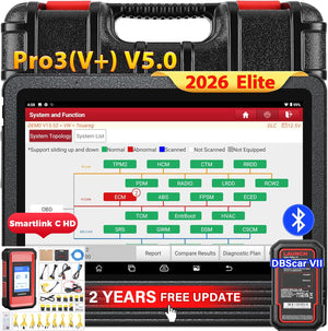 Launch X431 V+ 5.0 PRO3 with Smartlink C Heavy Duty Truck Diagnostic Scanner